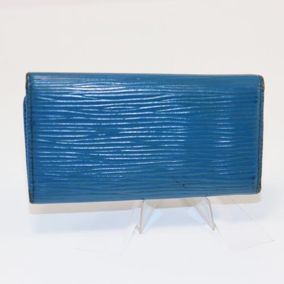 Louis Vuitton Blue Epi Leather 4 Key Holder Made in Spain - Picture 2 of 6